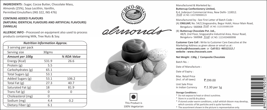 Choco Swiss - Almond - Image 3