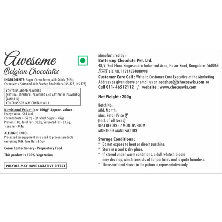 Awesome Belgian Chocolates-16 Pcs - Image 3