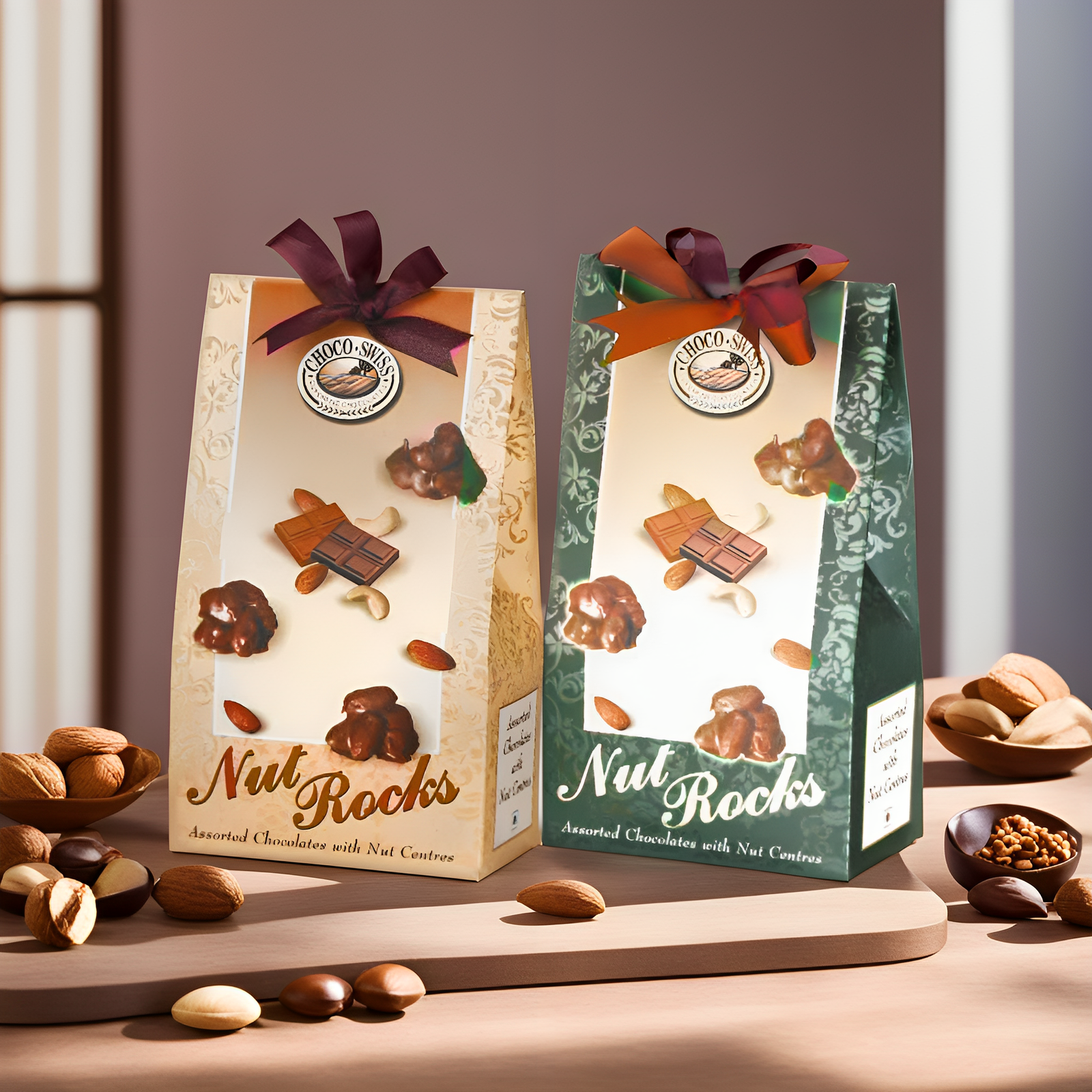 Choco Swiss Nut Rocks